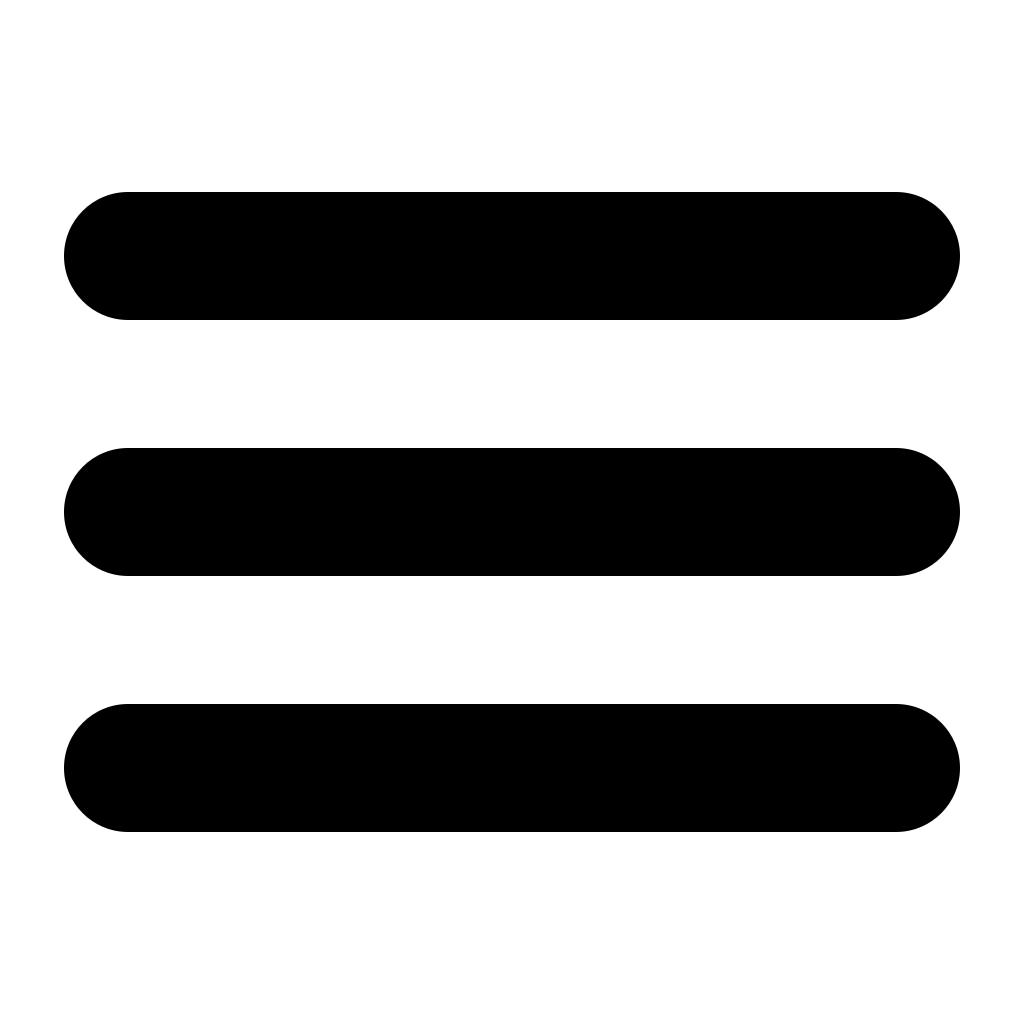 Hamburger menu icon.